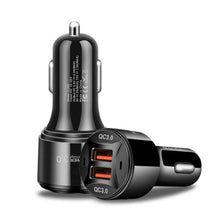 Load image into Gallery viewer, TE-092 36W Dual QC3.0 USB Fast Car Charger, TE-092