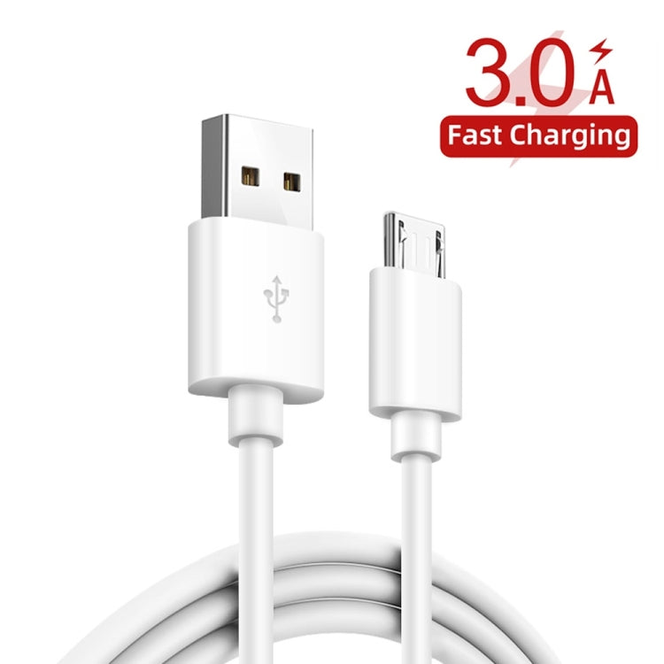 TE-092 36W Dual QC3.0 USB Fast Car Charger + USB to Micro USB Data Cable Set, TE-092 with Micro USB Cable
