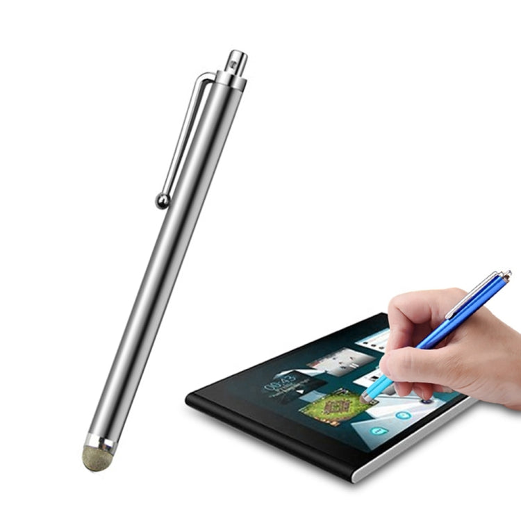 AT-19 Silver Fiber Pen Tip Stylus Capacitive Pen Mobile Phone Tablet Universal Touch Pen