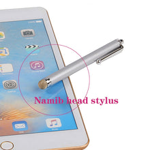 Load image into Gallery viewer, AT-19 Silver Fiber Pen Tip Stylus Capacitive Pen Mobile Phone Tablet Universal Touch Pen