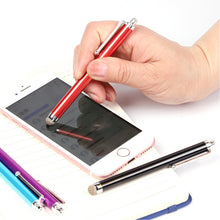 Load image into Gallery viewer, AT-19 Silver Fiber Pen Tip Stylus Capacitive Pen Mobile Phone Tablet Universal Touch Pen