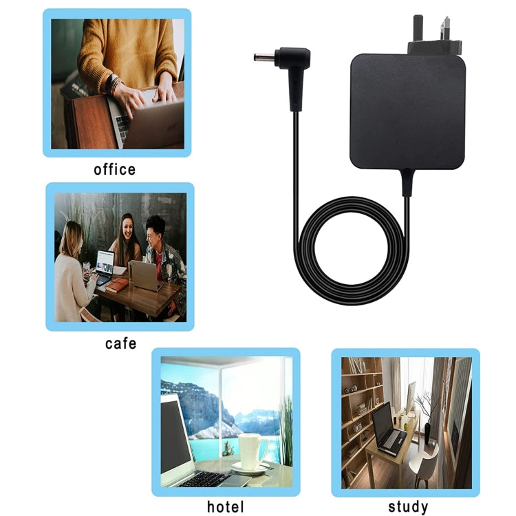 33W 19V 1.75A Laptop Charger Adapter with DC 4.0 x 1.35mm Port For ASUS S200 S200EX202E X202 X201E X201, UK Plug, UK Plug, EU Plug, US Plug