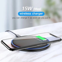 Load image into Gallery viewer, WX-70 15W Ultra-thin Wireless Charger Mirror Wireless Charger for Mobile Phone, 15W