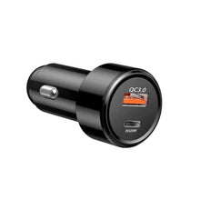 Load image into Gallery viewer, TE-P31 PD 20W USB-C / Type-C + QC3.0 18W USB Fast Car Charger