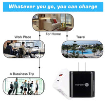 Load image into Gallery viewer, TE-PD01 PD 20W + QC3.0 USB Dual Ports Quick Charger with Indicator Light, EU Plug, EU Plug