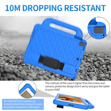 Load image into Gallery viewer, Diamond Series EVA Anti-Fall Shockproof Sleeve Protective Shell Case with Holder &amp; Strap, For iPad Air / Air 2 / Pro 9.7 / 9.7 2017/ 2018