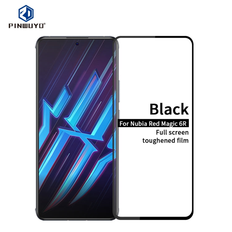 PINWUYO 9H 2.5D Full Screen Tempered Glass Film, For OPPO Reno6, For Nubia Red Magic 6R, For Honor Play5 5G, For Samsung Galaxy S21 FE