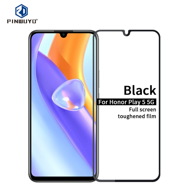 PINWUYO 9H 2.5D Full Screen Tempered Glass Film, For OPPO Reno6, For Nubia Red Magic 6R, For Honor Play5 5G, For Samsung Galaxy S21 FE