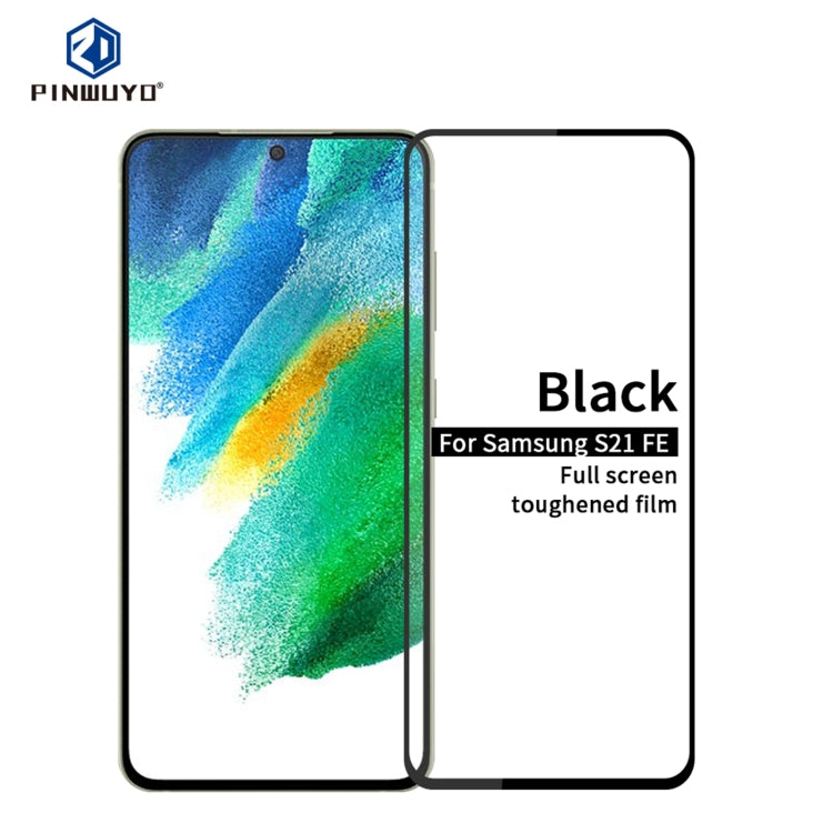 PINWUYO 9H 2.5D Full Screen Tempered Glass Film, For OPPO Reno6, For Nubia Red Magic 6R, For Honor Play5 5G, For Samsung Galaxy S21 FE