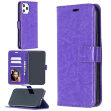 Load image into Gallery viewer, Crazy Horse Texture Horizontal Flip Leather Case with Holder &amp; Card Slots &amp; Wallet &amp; Photo Frame for iPhone 13 Pro, For iPhone 13 Pro