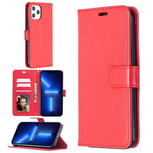 Load image into Gallery viewer, Crazy Horse Texture Horizontal Flip Leather Case with Holder &amp; Card Slots &amp; Wallet &amp; Photo Frame for iPhone 13 Pro Max, For iPhone 13 Pro Max