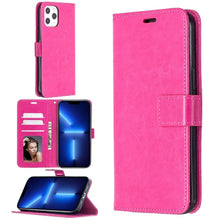 Load image into Gallery viewer, Crazy Horse Texture Horizontal Flip Leather Case with Holder &amp; Card Slots &amp; Wallet &amp; Photo Frame for iPhone 13 Pro Max, For iPhone 13 Pro Max