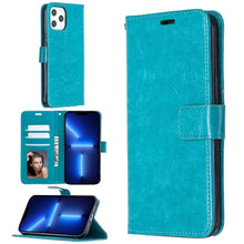 Load image into Gallery viewer, Crazy Horse Texture Horizontal Flip Leather Case with Holder &amp; Card Slots &amp; Wallet &amp; Photo Frame for iPhone 13 Pro Max, For iPhone 13 Pro Max