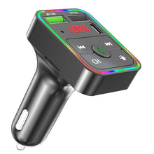 Load image into Gallery viewer, F2 Car FM Transmitter MP3 USB Charger Player with LED Backlight FM Transmitter with Bluetooth Transmitter Car Player Kit, F2