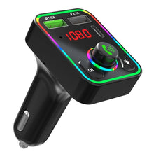 Load image into Gallery viewer, F3 Car FM Transmitter LED Backlight Receiver MP3 Player 3.1A USB Charger Dual USB Charger, F3