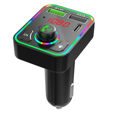 Load image into Gallery viewer, F3 Car FM Transmitter LED Backlight Receiver MP3 Player 3.1A USB Charger Dual USB Charger, F3