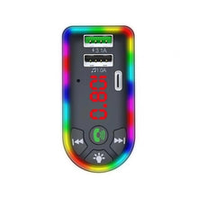 Load image into Gallery viewer, F7 Car MP3 Player 12V Colorful Breathing Light QC3.1 Wireless Dual Port Fast Charging PD, F7