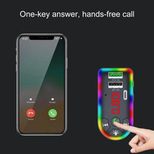 Load image into Gallery viewer, F7 Car MP3 Player 12V Colorful Breathing Light QC3.1 Wireless Dual Port Fast Charging PD, F7