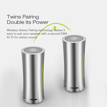 Load image into Gallery viewer, EWA A115 Portable Metal Bluetooth Speaker 105H Power Hifi Stereo Outdoor Subwoofer