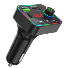 Load image into Gallery viewer, F4 Car MP3 Player FM Transmitter Colorful Backlight USB Charger Dual USB Car Accessories, F4