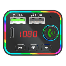 Load image into Gallery viewer, F4 Car MP3 Player FM Transmitter Colorful Backlight USB Charger Dual USB Car Accessories, F4