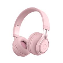 Load image into Gallery viewer, BT06C Cute Wireless Bluetooth 5.0 Headset for Children with Microphone LED Light Suppport Aux-in