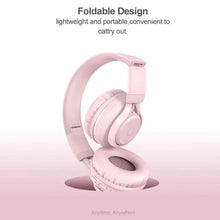 Load image into Gallery viewer, BT06C Cute Wireless Bluetooth 5.0 Headset for Children with Microphone LED Light Suppport Aux-in