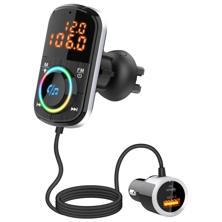 BC71 Car FM Transmitter Hands-free TF Card MP3 Music Player Electronic Car Accessories, BC71