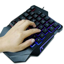 Load image into Gallery viewer, G7 37 Keys USB One-Handed Numeric Keyboard with Backlit, Cable Length: 1.8m