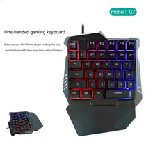 Load image into Gallery viewer, G7 37 Keys USB One-Handed Numeric Keyboard with Backlit, Cable Length: 1.8m