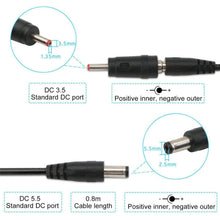 Load image into Gallery viewer, KWS-912V USB Boost Converter DC 5V to 9V 12V Converter Cable + 3.5x1.35mm Plug Set, 5V to 9V / 12V