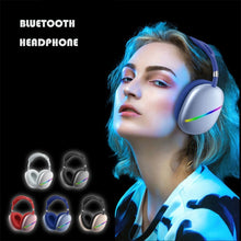 Load image into Gallery viewer, AKZ MAX10 Head-mounted RGB Wireless Bluetooth Music Headset With Microphone, Supports TF Card