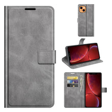Load image into Gallery viewer, Retro Calf Pattern Buckle Horizontal Flip Leather Case with Holder &amp; Card Slots &amp; Wallet, For iPhone 13