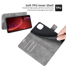 Load image into Gallery viewer, Retro Calf Pattern Buckle Horizontal Flip Leather Case with Holder &amp; Card Slots &amp; Wallet, For iPhone 13