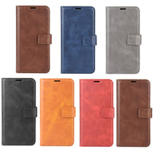 Load image into Gallery viewer, Retro Calf Pattern Buckle Horizontal Flip Leather Case with Holder &amp; Card Slots &amp; Wallet, For iPhone 13