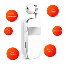 Load image into Gallery viewer, K53 Stereo Wireless Bluetooth Headset Calls Remind Vibration Wear-Clip Driver Auriculares Earphone For Phone
