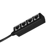 Load image into Gallery viewer, 1 Male to 4 Female LAN Ethernet Cable Adapter Ethernet Splitter