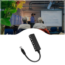 Load image into Gallery viewer, 1 Male to 4 Female LAN Ethernet Cable Adapter Ethernet Splitter
