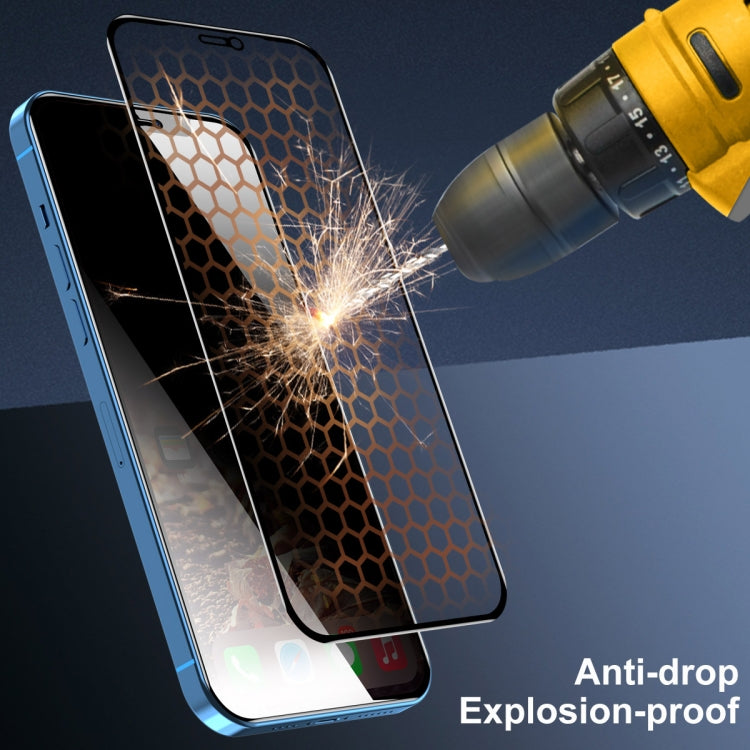 ENKAY Hat-Prince Full Coverage 28 Degree Privacy Screen Protector Anti-spy Tempered Glass Film, For iPhone 12 / 12 Pro, For iPhone 12 mini, For iPhone 12 Pro Max, For iPhone 11 Pro / XS / X, For iPhone 11 / XR, For iPhone 11 Pro Max