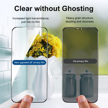 Load image into Gallery viewer, 2 PCS ENKAY Hat-Prince Full Coverage 28 Degree Privacy Screen Protector Anti-spy Tempered Glass Film, For iPhone 12 / 12 Pro, For iPhone 12 mini, For iPhone 12 Pro Max, For iPhone 11 Pro / XS / X, For iPhone 11 / XR, For iPhone 11 Pro Max