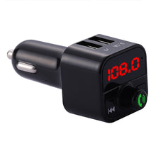 Load image into Gallery viewer, X5 Handsfree Car Kit FM Transmitter Wireless Audio Receiver Auto MP3 Player Dual USB Fast Charger, X5