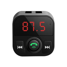 Load image into Gallery viewer, X5 Handsfree Car Kit FM Transmitter Wireless Audio Receiver Auto MP3 Player Dual USB Fast Charger, X5
