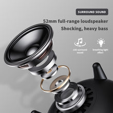 Load image into Gallery viewer, LP-20 LED Night Light Wireless Bluetooth 5.0 Music Speaker Support TF Card / AUX