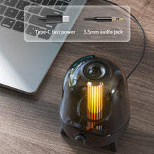 Load image into Gallery viewer, LP-20 LED Night Light Wireless Bluetooth 5.0 Music Speaker Support TF Card / AUX