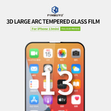 Load image into Gallery viewer, PINWUYO 9H 3D Curved Full Screen Explosion-proof Tempered Glass Film, For iPhone 13 mini, For iPhone 13 / 13 Pro, For iPhone 13 Pro Max