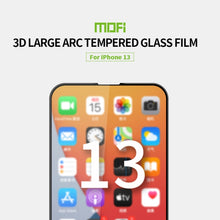 Load image into Gallery viewer, MOFI 9H 3D Explosion-proof Curved Screen Tempered Glass Film, For iPhone 13 / 13 Pro, For iPhone 13 Pro Max, For iPhone 13 mini