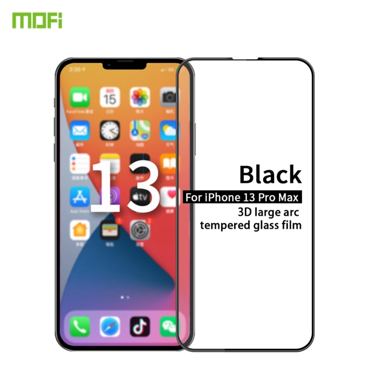 MOFI 9H 3D Explosion-proof Curved Screen Tempered Glass Film, For iPhone 13 / 13 Pro, For iPhone 13 Pro Max, For iPhone 13 mini