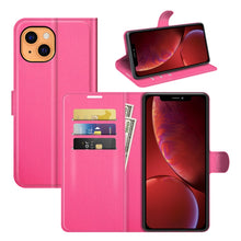 Load image into Gallery viewer, For iPhone 13 Litchi Texture Horizontal Flip Protective Case with Holder &amp; Card Slots &amp; Wallet, For iPhone 13