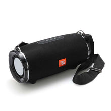 Load image into Gallery viewer, T&amp;G TG187 Portable Waterproof Wireless Bass Surround Bluetooth Speaker with Shoulder Strap, Support FM / TF  Card