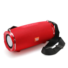 Load image into Gallery viewer, T&amp;G TG187 Portable Waterproof Wireless Bass Surround Bluetooth Speaker with Shoulder Strap, Support FM / TF  Card